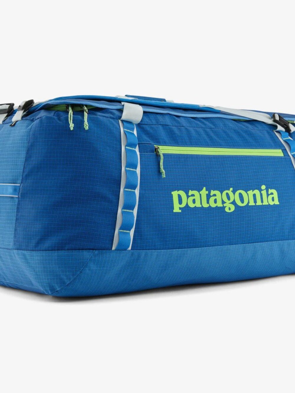 RARE Patagonia Black Hole Duffel Bag 100L Bright Vessel Blue - Picture 7 of 7